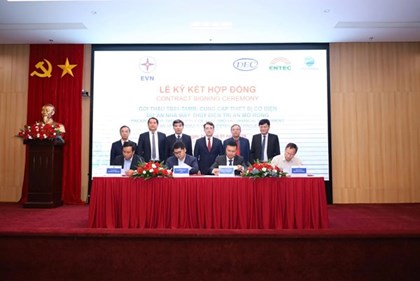 EVN ký hợp đồng gói thầu cung cấp thiết bị cơ điện Dự án Thủy điện Trị An mở rộng