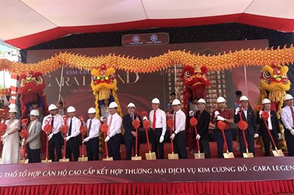 Động thổ tổ hợp căn hộ cao cấp Cara Legend tại Cần Thơ