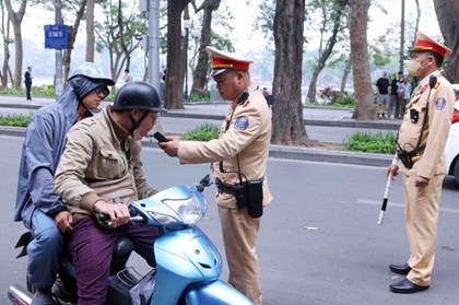 Xử lý 1.646 vi phạm nồng độ cồn tối mùng 1 Tết