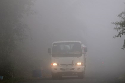 Xuất hiện sương mù dày đặc tại An Giang