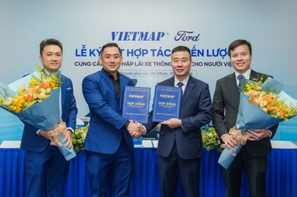 Ford Việt Nam hợp tác Vietmap cung cấp giải pháp lái xe thông minh