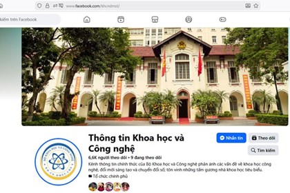 Ra mắt Fanpage lan tỏa thông tin khoa học và công nghệ Ra mắt Fanpage lan tỏa thông tin khoa học và công nghệ