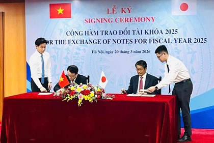 Việt Nam – Nhật Bản ký ba công hàm vay vốn ODA cho chuyển đổi xanh