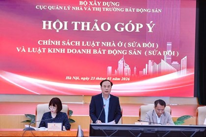 Sửa luật để gỡ “điểm nghẽn” thị trường bất động sản
