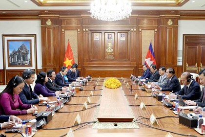 Campuchia đề cao ý nghĩa chuyến thăm của Thường trực Ban Bí thư Trần Cẩm Tú