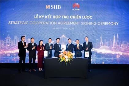 SHB hợp tác chiến lược với Huawei
