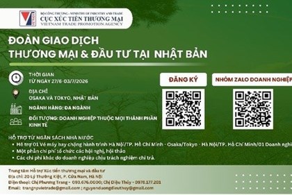 Bộ Công Thương tổ chức đoàn giao dịch thương mại, đầu tư tại Nhật Bản