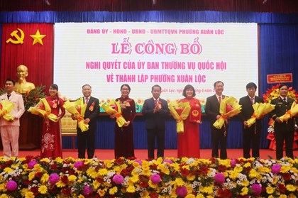 Thành phố Đồng Nai chính thức vận hành 10 phường mới