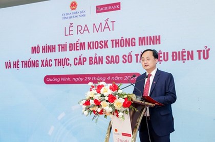 Agribank đồng hành cùng Quảng Ninh đưa hành chính số tới các đặc khu, hải đảo