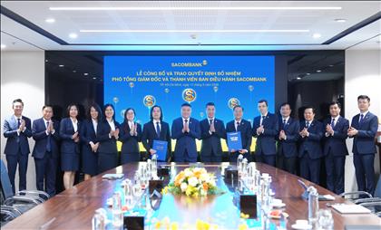 SACOMBANK bổ nhiệm 2 Phó Tổng Giám đốc mới
