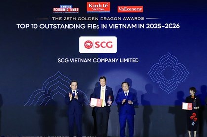 SCG 5 năm liên tiếp được vinh danh tại Giải thưởng Rồng Vàng