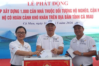 Phát động chiến dịch xây dựng 1.000 căn nhà tình nghĩa tại Cà Mau