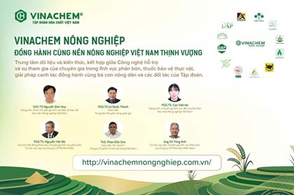 Sắp ra mắt nền tảng tri thức số “Vinachem Nông nghiệp”