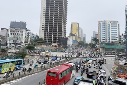 Hà Nội điều chỉnh tổ chức giao thông phạm vi nút giao La Thành - Nguyễn Chí Thanh