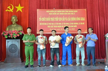 Xin lỗi, cải chính công khai đối với các công dân bị hàm oan