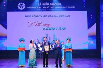 BSR được vinh danh về “Thành tựu công nghiệp thông minh” 