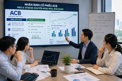 Nhận định cổ phiếu ACB: MBS và VPBank khuyến nghị mua, khả quan