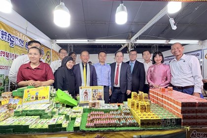 Khai mạc Hội chợ Thương mại quốc tế Tịnh Biên - An Giang 2026