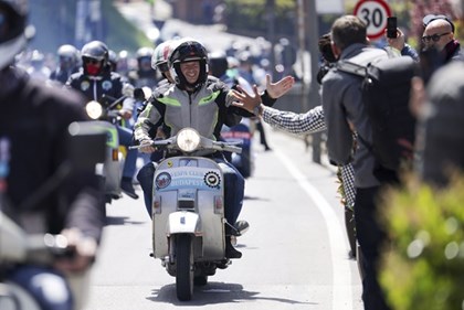 Vespa kỷ niệm 80 năm bằng đại lễ quy mô lớn tại Rome