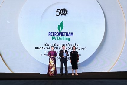 PV Drilling vào Top VIX50 và Top 50 Doanh nghiệp phát triển bền vững