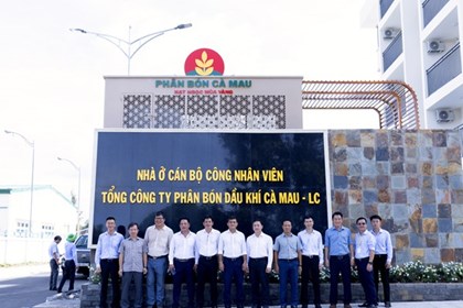 PVCFC hoàn thiện hạ tầng tiện ích Khu nhà ở công vụ Cụm Khí - Điện - Đạm Cà Mau