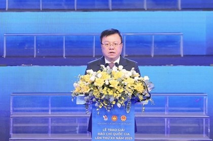 Thông tấn xã Việt Nam vinh dự nhận 8 giải thưởng Giải Báo chí Quốc gia lần thứ XX