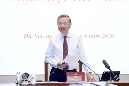 Tổng Bí thư, Chủ tịch nước Tô Lâm chủ trì phiên họp đầu tiên về hoàn thiện thể chế