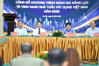 Lần đầu xây dựng hệ thống xếp hạng năng lực nhà thầu