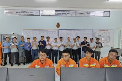 Đóng điện máy biến áp 500kV-900MVA thứ hai tại Trạm biến áp 500kV Đức Hòa