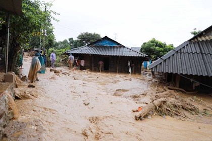 Lũ quét tan hoang tại xã Mường Than, tỉnh Lai Châu
