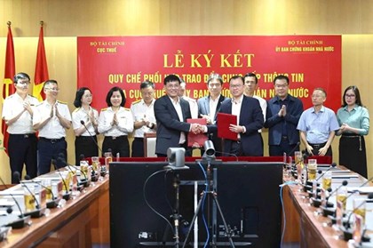Tăng cường kết nối dữ liệu giữa Cục Thuế và Ủy ban Chứng khoán Nhà nước