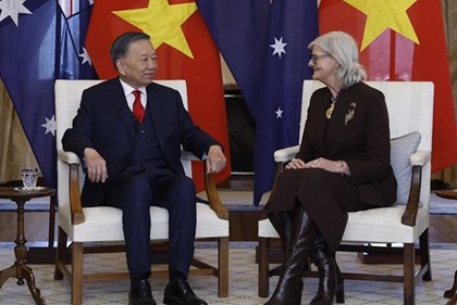 Tổng Bí thư, Chủ tịch nước Tô Lâm hội kiến Toàn quyền Australia