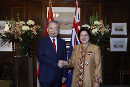Tổng Bí thư, Chủ tịch nước Tô Lâm hội kiến Toàn quyền New Zealand