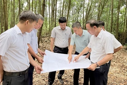 EVNNPT đề nghị Quảng Ngãi đẩy nhanh giải phóng mặt bằng TBA 220kV Dung Quất 2