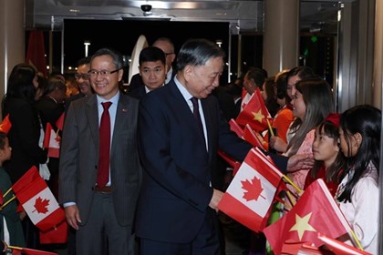 Tổng Bí thư, Chủ tịch nước Tô Lâm bắt đầu thăm cấp Nhà nước tới Canada
