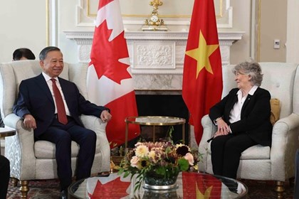 Lễ đón Tổng Bí thư, Chủ tịch nước Tô Lâm thăm cấp Nhà nước Canada