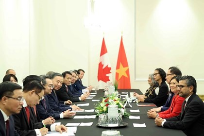 Tổng Bí thư, Chủ tịch nước Tô Lâm tiếp Nhóm Nghị sĩ hữu nghị Canada - Việt Nam