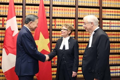 Tổng Bí thư, Chủ tịch nước Tô Lâm hội kiến Chủ tịch Thượng viện và Chủ tịch Hạ viện Canada