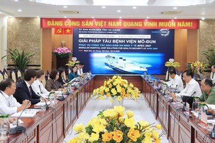 An Giang nghiên cứu giải pháp tàu bệnh viện phục vụ APEC 2027