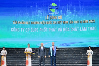 7 đơn vị thành viên Vinachem vinh dự đạt Thương hiệu Quốc gia Việt Nam lần thứ 10 – năm 2026