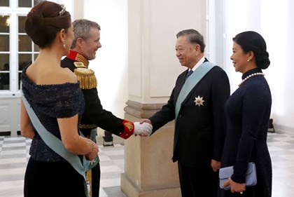 Tổng Bí thư, Chủ tịch nước Tô Lâm: Quan hệ Việt Nam và Đan Mạch tiếp tục phát triển mạnh mẽ, thực chất hơn