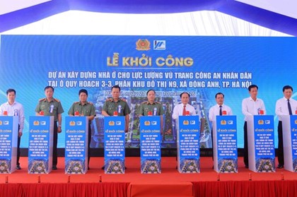 Phú Thọ khởi công dự án nhà ở cho lực lượng Công an gần 1.700 tỷ đồng