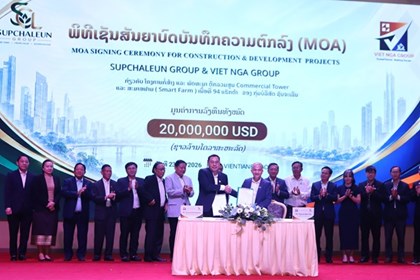 Thúc đẩy kết nối kinh tế Việt Nam - Lào qua các dự án bất động sản và nông nghiệp thông minh