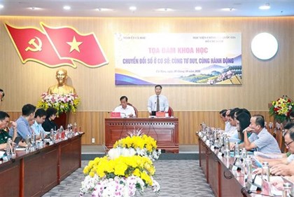 Chuyển đổi số ở cơ sở: Cùng tư duy, cùng hành động