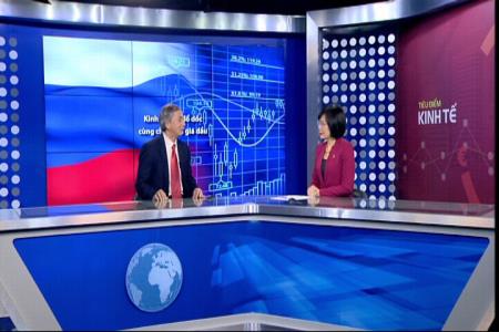 Kinh tế Nga đổ dốc cùng chiều với giá dầu