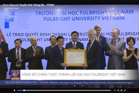 Công bố chính thức thành lập Đại học Fulbright Việt Nam
