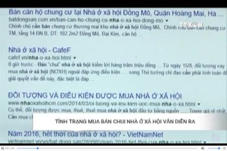 Tình trạng mua bán “chui” nhà ở xã hội vẫn diễn ra