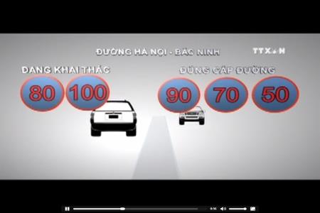 Ngày 22/10, giảm tốc độ tuyến cao tốc Hà Nội – Bắc Giang