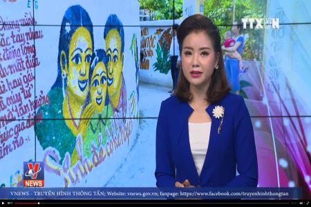 Làng tranh bích họa giữa lòng Thủ đô