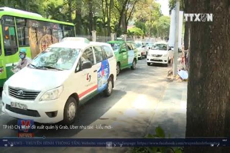 TP Hồ Chí Minh đề xuất quản lý Grab, Uber như taxi "kiểu mới"